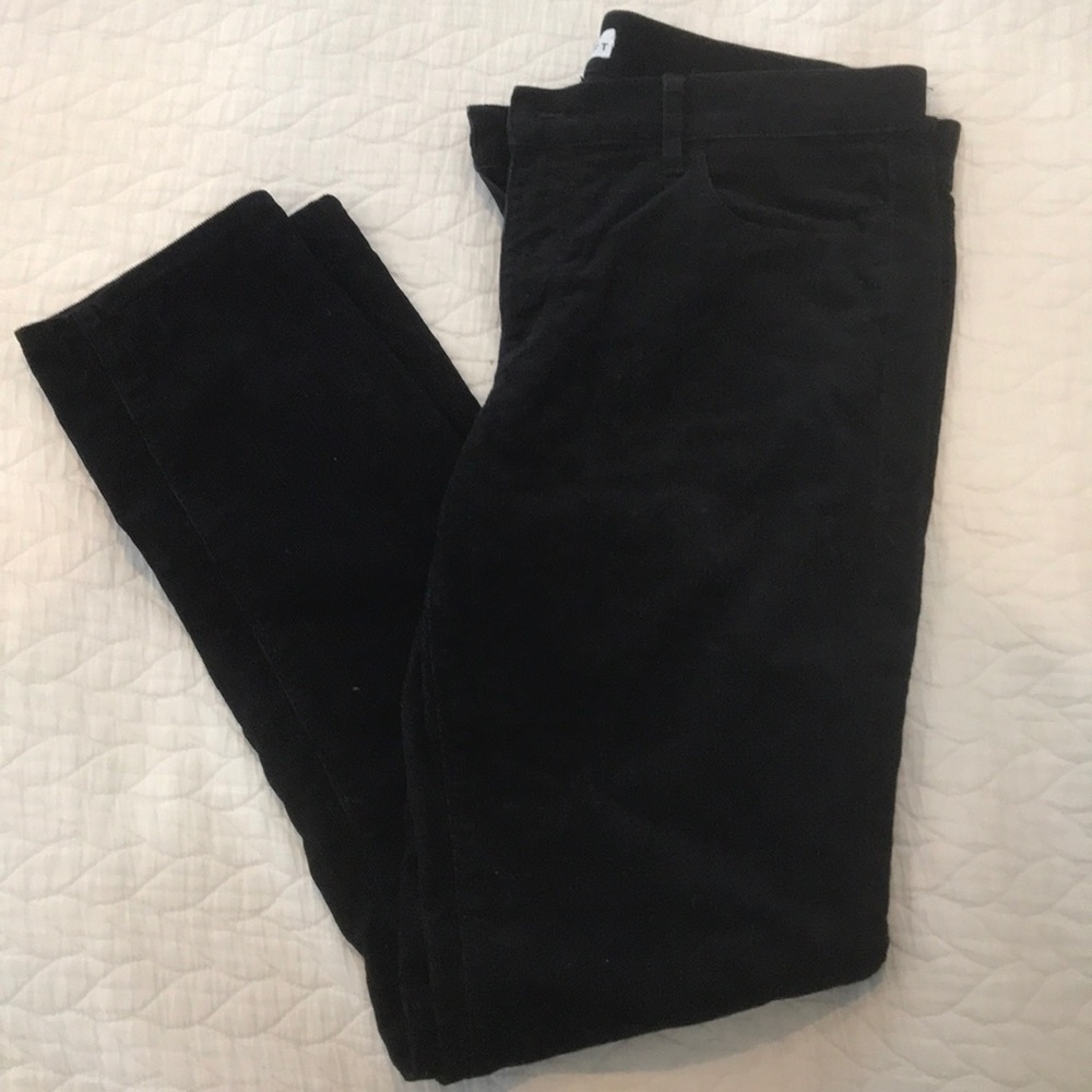 Black corduroys